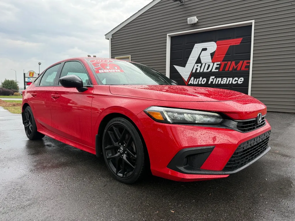 Red 2024 HONDA CIVIC SPORT for sale in Crown Point, IN