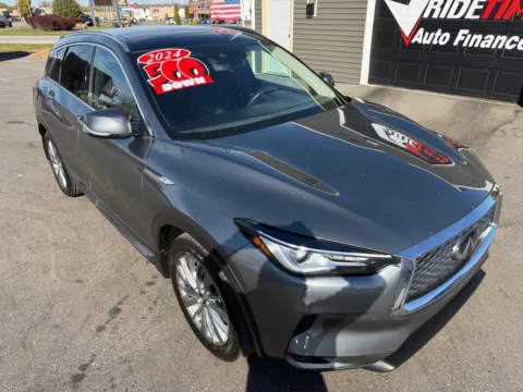 Photos of 2024 INFINITI QX50 LUXE for sale in Crown Point, IN at Ride Time Auto Finance Crown Point