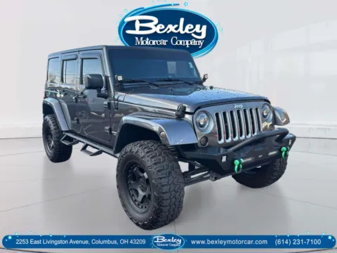 Blue 2017 Jeep Wrangler Unlimited Sahara for sale in Columbus, OH
