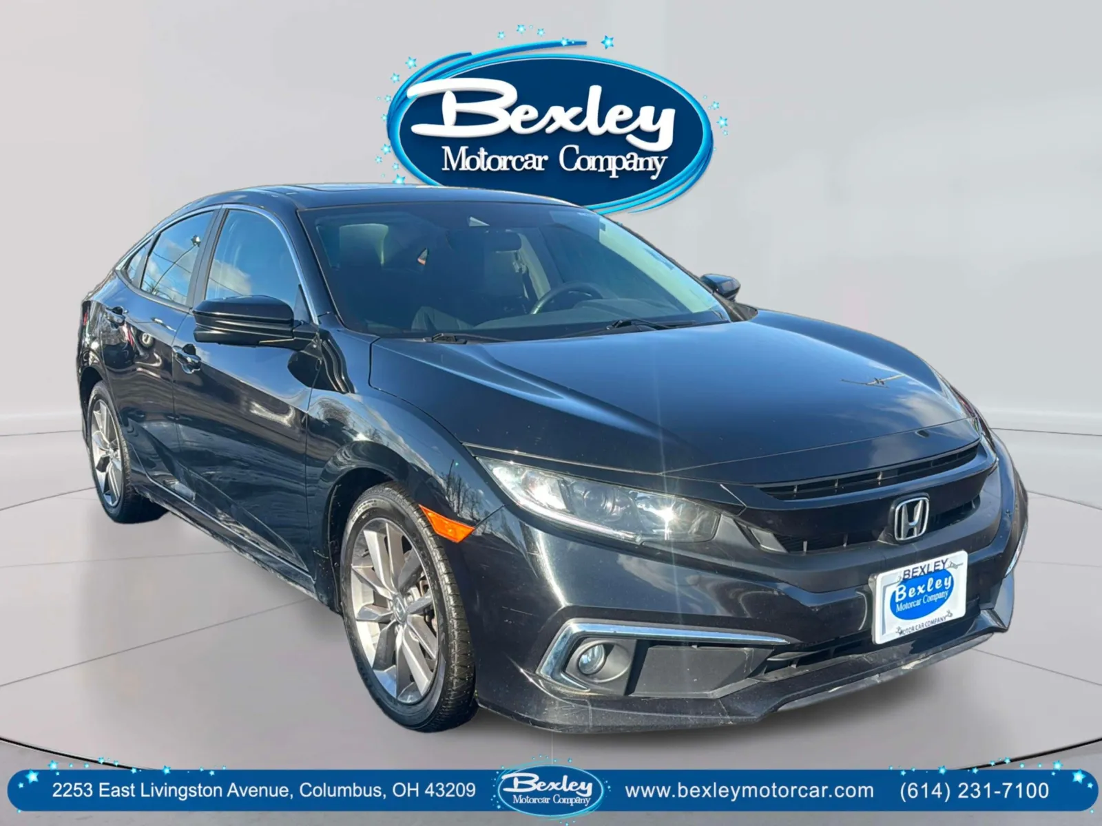 Beige 2020 Honda Civic Sedan EX for sale in Columbus, OH