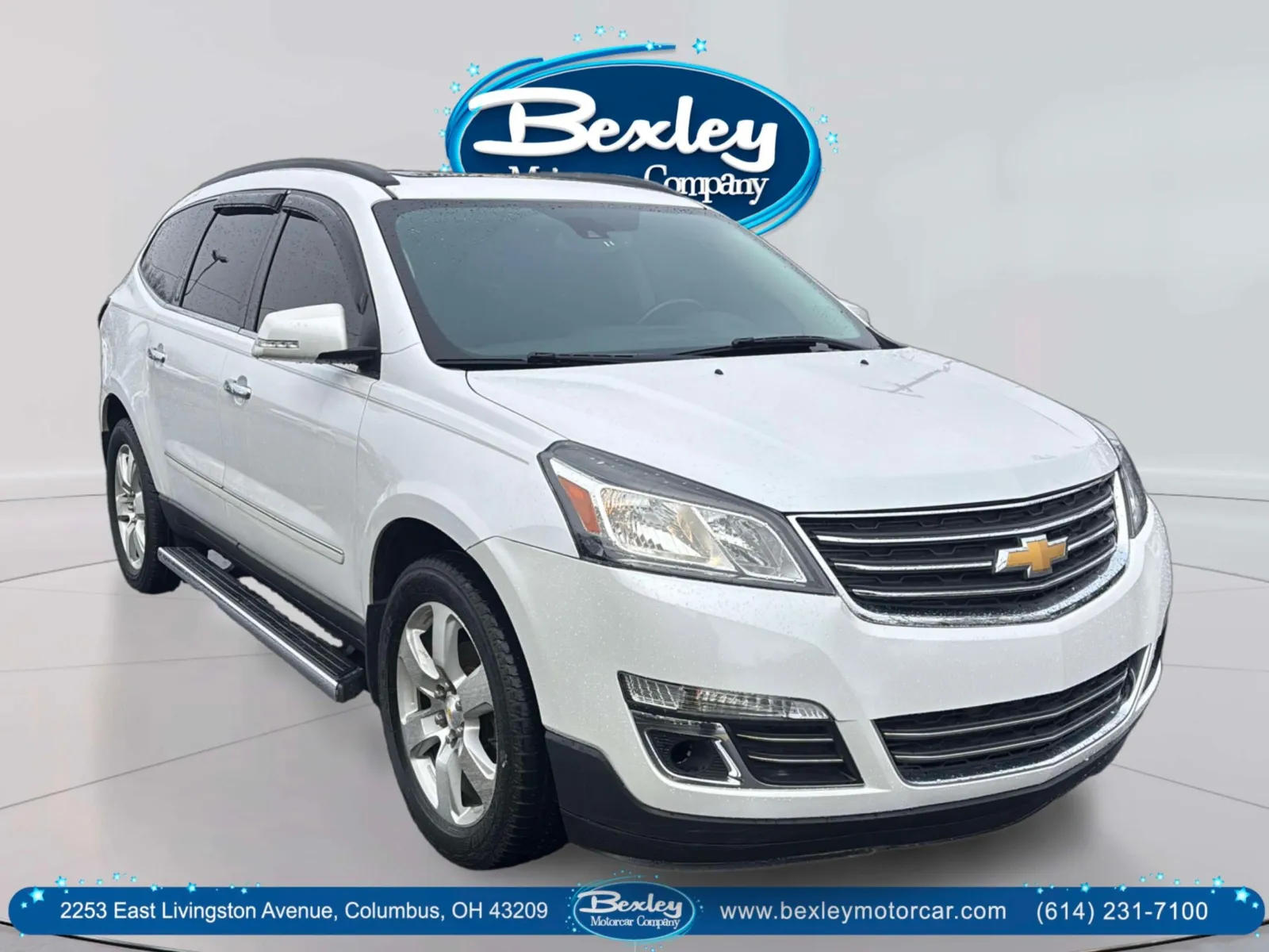 Blue 2016 Chevrolet Traverse LTZ for sale in Columbus, OH