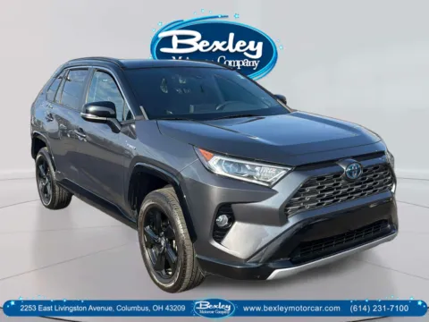 Red 2019 Toyota RAV4 Hybrid XSE for sale in Columbus, OH
