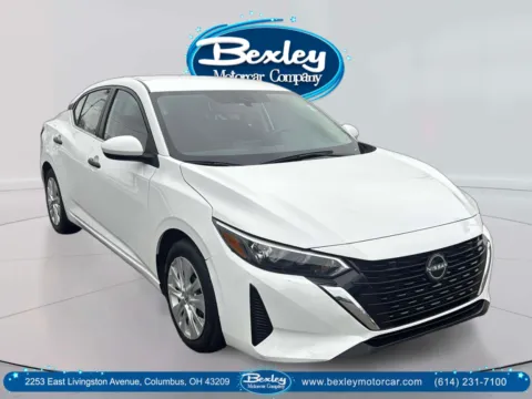 White 2024 Nissan Sentra S Xtronic CVT for sale in Columbus, OH