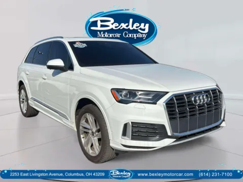 White 2021 Audi Q7 Premium Plus 45 TFSI quattro Tiptronic for sale in Columbus, OH