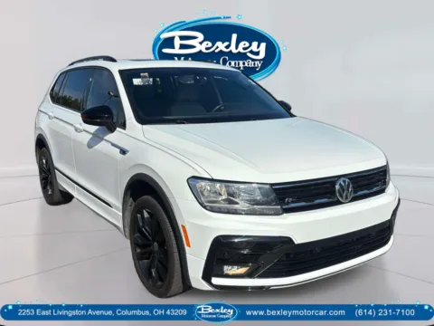 White 2021 Volkswagen Tiguan 2.0T SE R-Line Black for sale in Columbus, OH