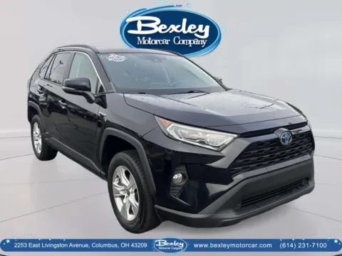 Black 2021 Toyota RAV4 Hybrid XLE for sale in Columbus, OH