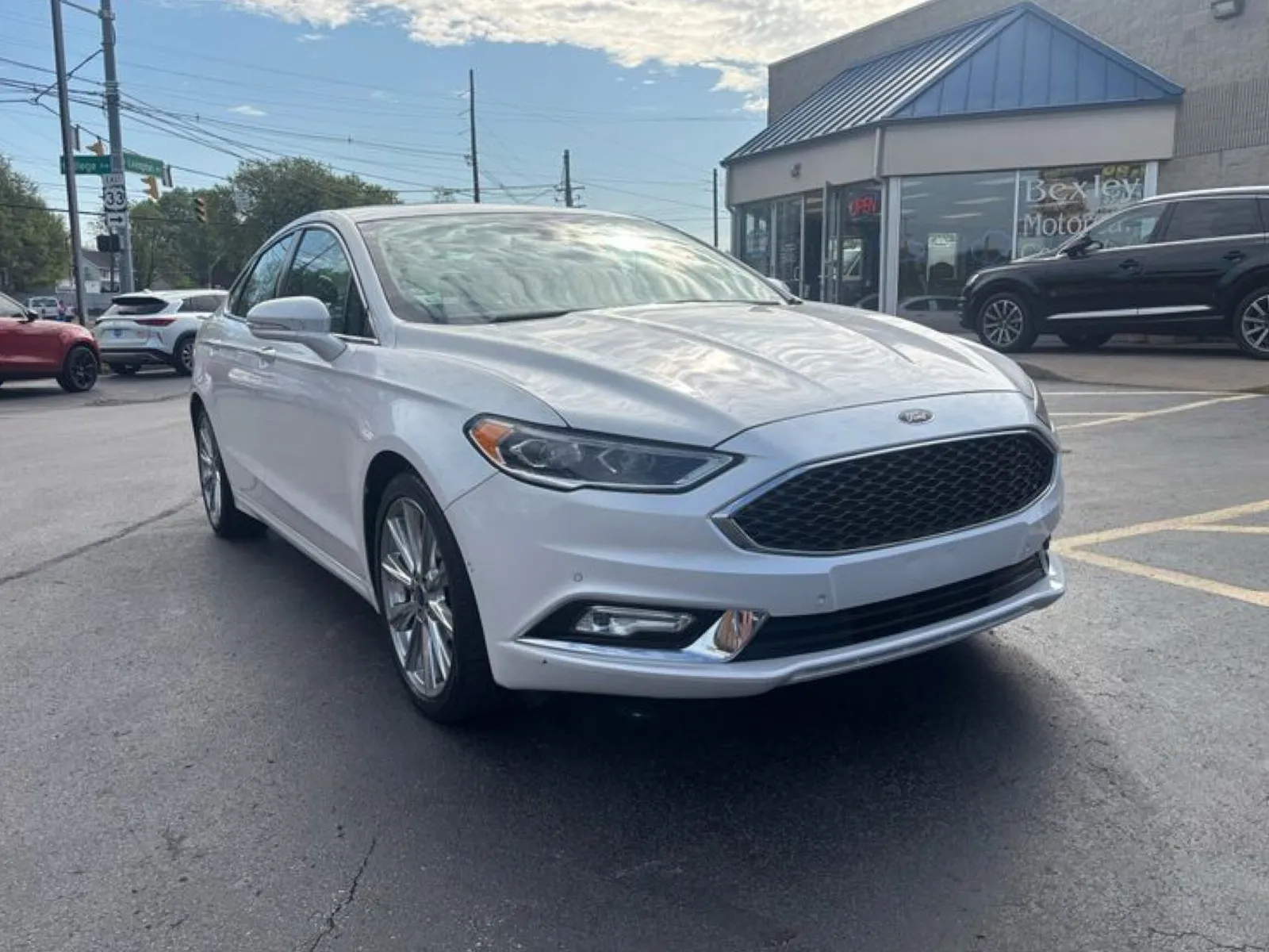 Blue 2017 Ford Fusion Platinum for sale in Columbus, OH