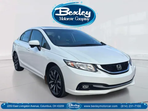 White 2015 Honda Civic for sale in Columbus, OH