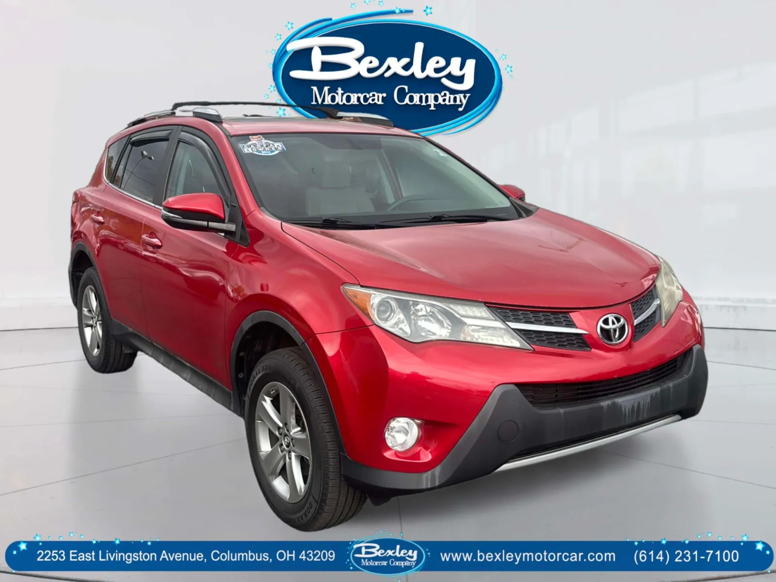 Red 2015 Toyota RAV4 XLE for sale in Columbus, OH