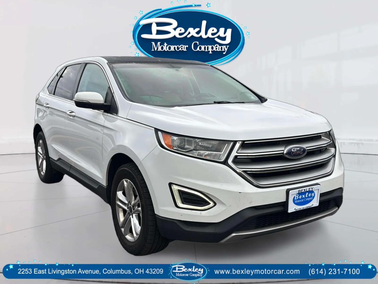 White 2015 Ford Edge SEL for sale in Columbus, OH