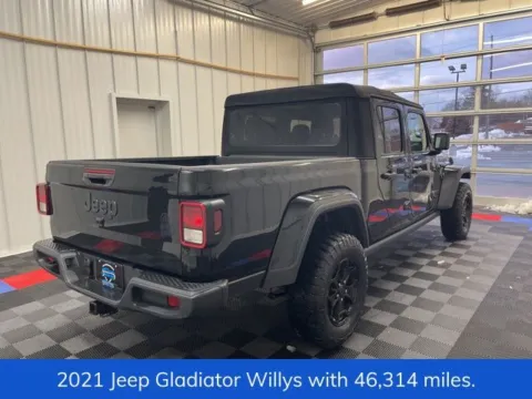 Another view of 2021 Jeep Gladiator Willys for sale in Syracuse, NY at Candy Cars