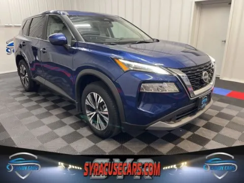 Blue 2023 Nissan Rogue SV for sale in Syracuse, NY