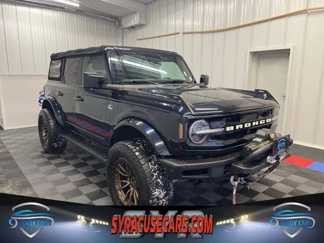 Blue 2021 Ford Bronco Outer Banks for sale in Syracuse, NY
