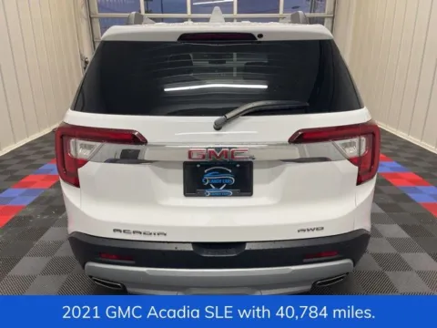Another view of 2021 GMC Acadia SLE for sale in Syracuse, NY at Candy Cars