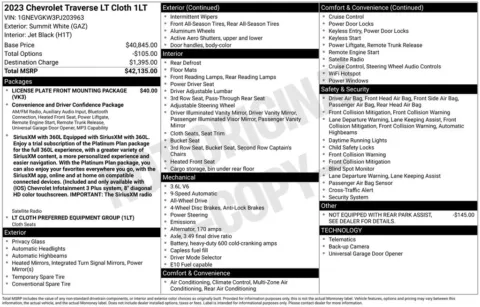 Photos of 2023 Chevrolet Traverse LT for sale in Syracuse, NY at Candy Cars