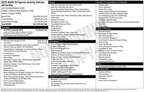 Photos of 2022 BMW X3 xDrive30e for sale in Syracuse, NY at Candy Cars