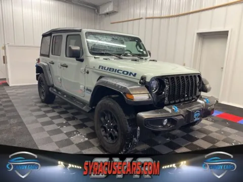 Gray 2023 Jeep Wrangler Base 4xe for sale in Syracuse, NY