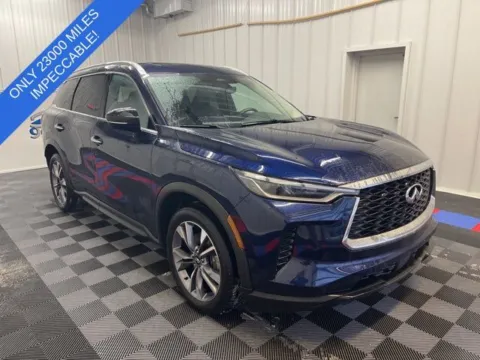Blue 2024 INFINITI QX60 LUXE for sale in Syracuse, NY