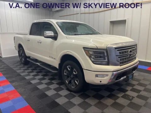 White 2023 Nissan Titan Platinum Reserve for sale in Syracuse, NY