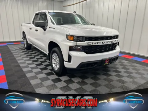 White 2020 Chevrolet Silverado 1500 Custom for sale in Syracuse, NY