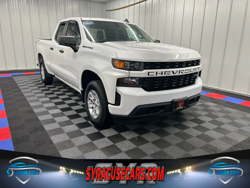 White 2020 Chevrolet Silverado 1500 Custom for sale in Syracuse, NY