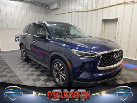 Blue 2024 INFINITI QX60 LUXE for sale in Syracuse, NY