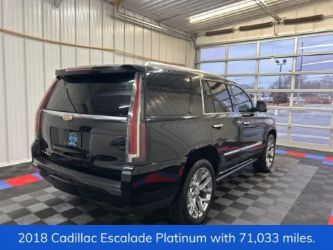 Another view of 2018 Cadillac Escalade Platinum Edition for sale in Syracuse, NY at Candy Cars