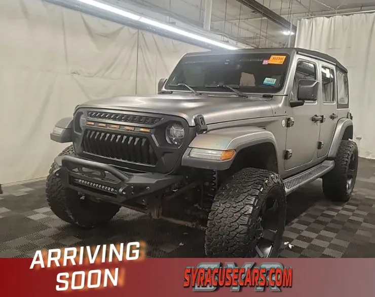 Black 2018 Jeep Wrangler Unlimited Sahara for sale in Syracuse, NY
