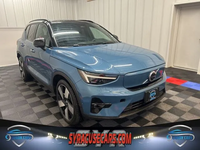 Blue 2023 Volvo XC40 Recharge Pure Electric Ultimate for sale in Syracuse, NY