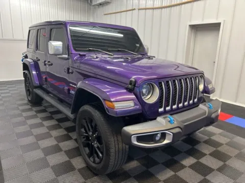 Photos of 2023 Jeep Wrangler Sahara 4xe for sale in Syracuse, NY at Candy Cars