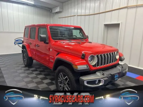Red 2024 Jeep Wrangler Sahara for sale in Syracuse, NY