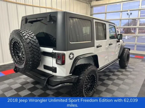 Another view of 2018 Jeep Wrangler JK Unlimited Sport for sale in Syracuse, NY at Candy Cars