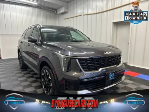 Black 2025 Kia Sorento X-Line EX for sale in Syracuse, NY