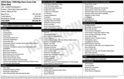 Photos of 2025 Ram 1500 Big Horn/Lone Star for sale in Syracuse, NY at Candy Cars