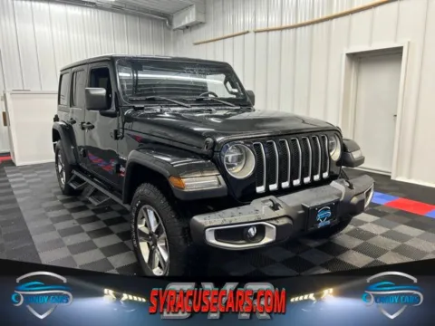 Black 2019 Jeep Wrangler Unlimited Sahara for sale in Syracuse, NY