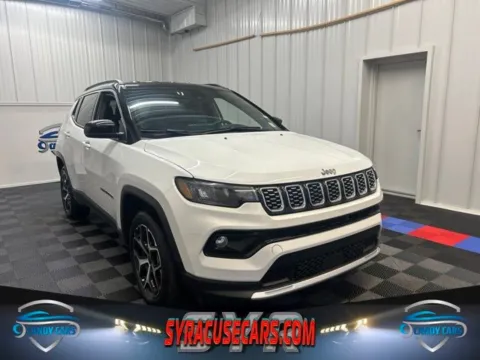White 2025 Jeep Compass Limited for sale in Syracuse, NY