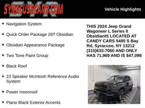 More photos of 2024 Jeep Grand Wagoneer L Series II at Candy Cars, NY