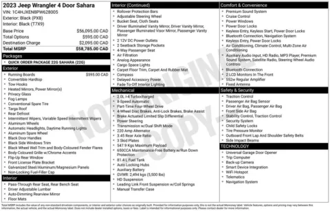 Photos of 2023 Jeep Wrangler Sahara for sale in Syracuse, NY at Candy Cars
