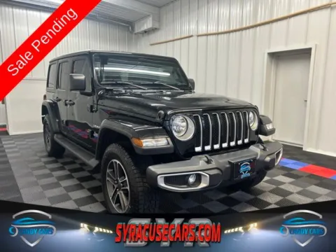 Black 2023 Jeep Wrangler Sahara for sale in Syracuse, NY