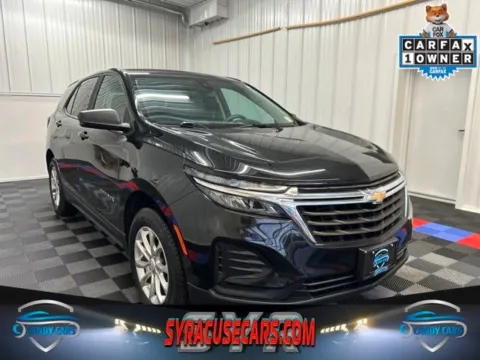 Black 2022 Chevrolet Equinox LS for sale in Syracuse, NY