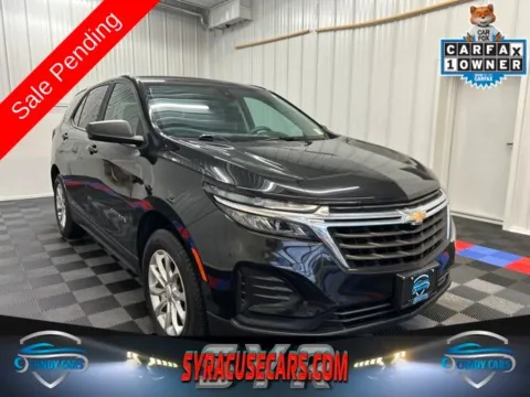 Black 2022 Chevrolet Equinox LS for sale in Syracuse, NY