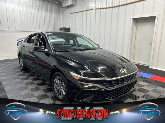 Black 2025 Hyundai Elantra Hybrid Blue for sale in Syracuse, NY