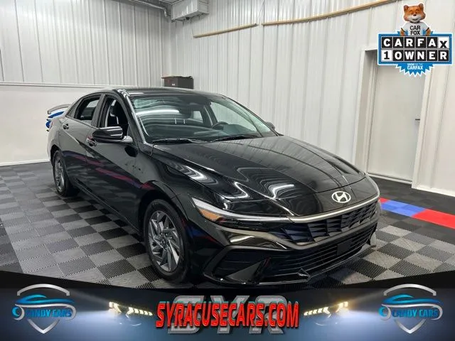 Black 2025 Hyundai Elantra Hybrid Blue for sale in Syracuse, NY