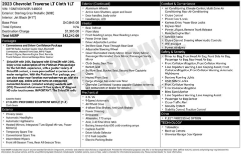 Photos of 2023 Chevrolet Traverse LT for sale in Syracuse, NY at Candy Cars