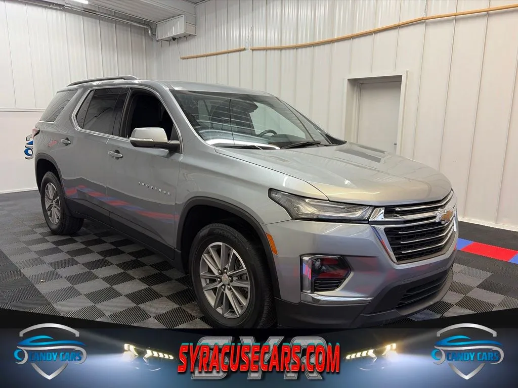 Gray 2023 Chevrolet Traverse LT for sale in Syracuse, NY