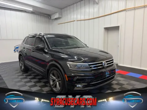 Black 2021 Volkswagen Tiguan 2.0T SEL Premium R-Line for sale in Syracuse, NY