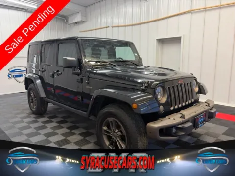 Black 2017 Jeep Wrangler Unlimited Sahara for sale in Syracuse, NY