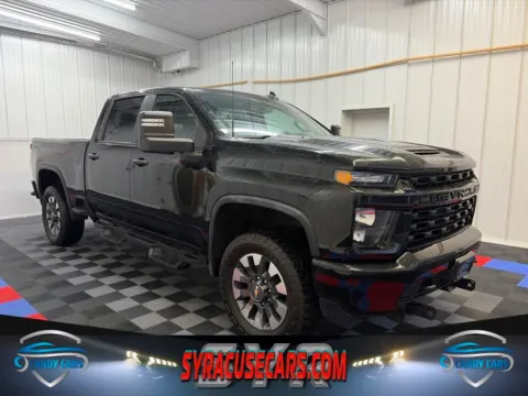 Black 2021 Chevrolet Silverado 2500 HD Custom for sale in Syracuse, NY
