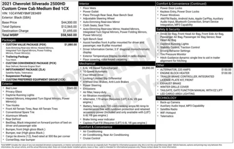 Photos of 2021 Chevrolet Silverado 2500 HD Custom for sale in Syracuse, NY at Candy Cars