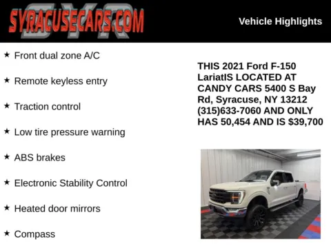 More photos of 2021 Ford F-150 Lariat at Candy Cars, NY